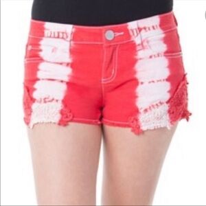 No Boundaries Tie-Dye 4th‎ of July Shorts